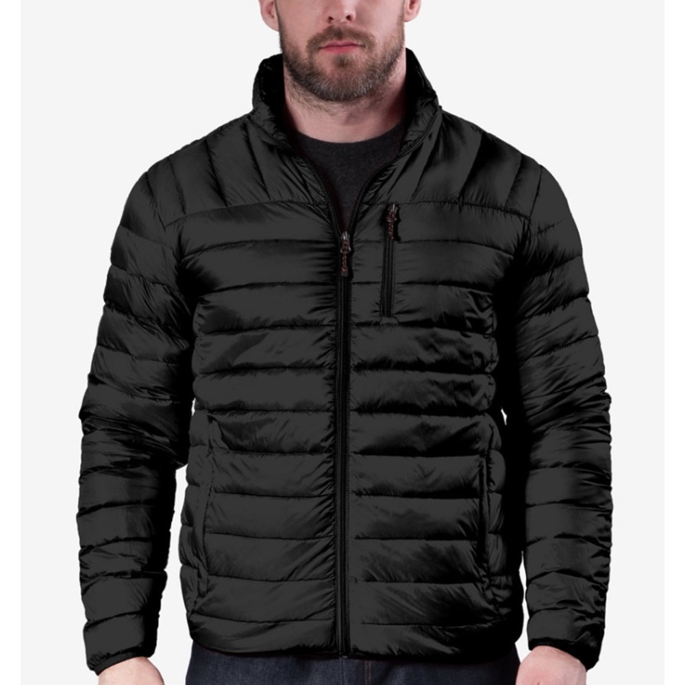 Black puffy jacket